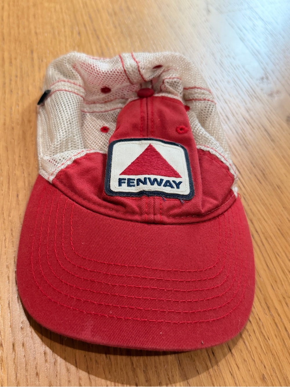 Legacy Red and Cream Fenway Mesh-Back Cap